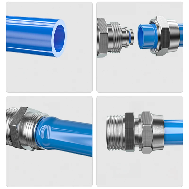 Copper Pneumatic Fittings Air  - огляд і ціна Compression Fitting Brass
